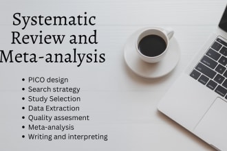 conduct systematic review and perform meta analysis