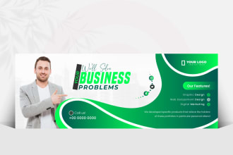 design facebook cover website banners and poster ads for you