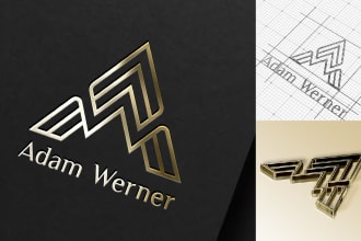 do modern and minimalist monogram logo design