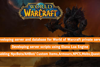create a private world of warcraft server