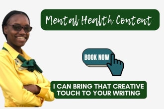 create inspirational mental health content