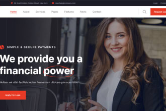 design finance loan website credit repair personal finance website