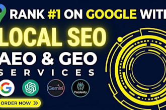 local SEO, GEO, aeo and off page backlink building to rank on ai search