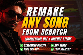 remake ai song, backing track, instrumental music any genre