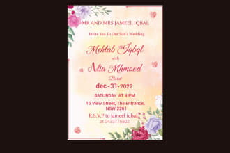 design invitations, wedding, birthday card