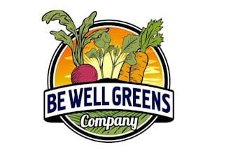 design amazing vegetable logo with unlimited revision