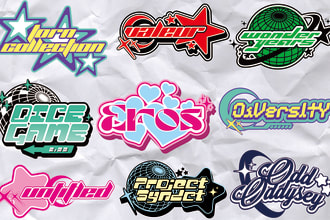 create a custom y2k streetwear logo design