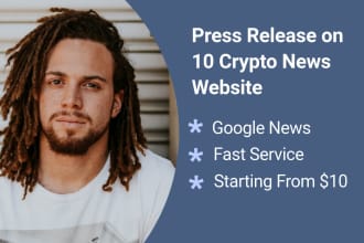 do nft promotion crypto marketing by press release on news websites