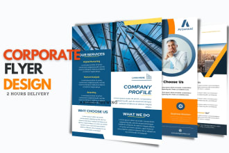 design your business and corporate flyer in 2 hours