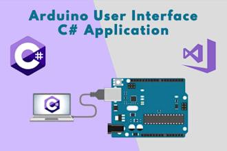 do all kinds of arduino and nodemcu user interface c sharp application