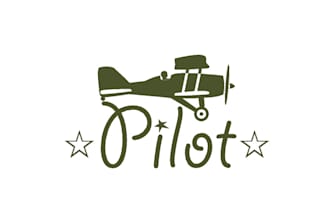 design famous genuine bi plane logo for you