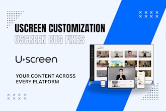 fix or customize your uscreen website