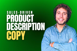write persuasive service or product description