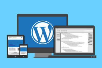 create, modify maintain existing, new wordpress websites