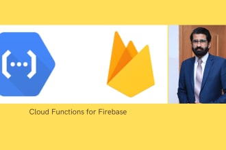 write google cloud functions using firebase