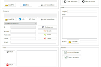 make a program for mass emails  or advertising