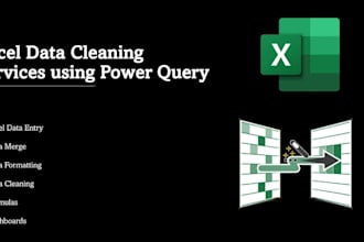 do data cleaning, editing sorting, or separate excel sheet