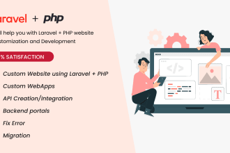 be your laravel and vuetify developer to fix and customize the scripts