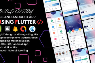 design and develop amazing apps with flutter
