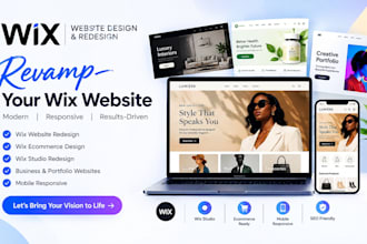 revamp wix website redesign wix wix ecommerce design wix studio redesign wix wix