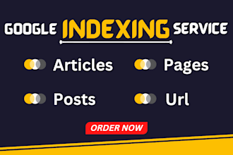 index your links on google within a few hours