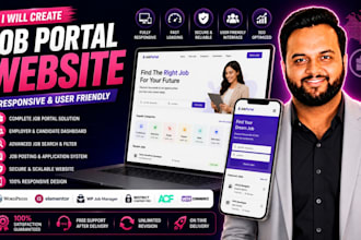 develop a professional, responsive  portal website
