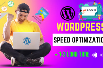 do wordpress website speed optimization, increase page speed