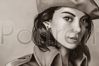 paint a realistic fine art portrait of you