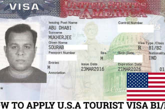provide the services of complete guidance for USA tourist and short visit visa