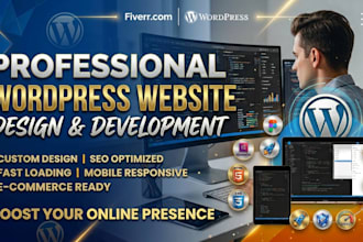 fix wordpress issues and develop ecommerce website