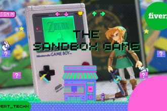 design 3d voxel art, sandbox game, and nft game character