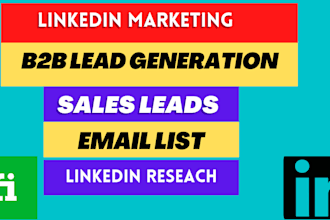 do data entry b2b lead generation, web scrapping and copy paste work