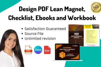 design your worksheet, workbook, checklist, ebook PDF