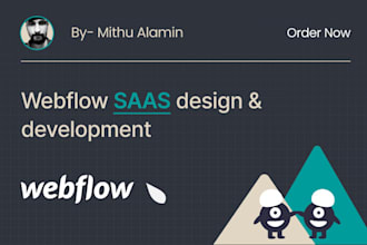 design and redesign webflow saas websites