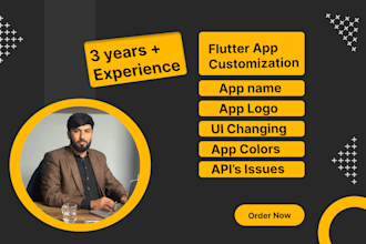 reskin or customize your flutter app from codecanyon asap