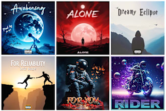 design album, mixtape or single cover arts