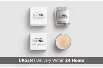 create product label design