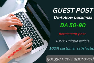 do SEO guest post do follow high quality backlinks on high da pa site