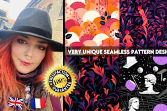 create trendy seamless pattern designs