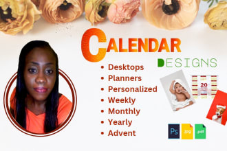 create eye catching desktop, wall, and personalized calendars