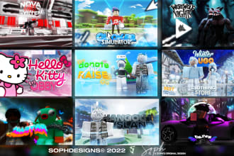 design an thumbnail for your roblox game