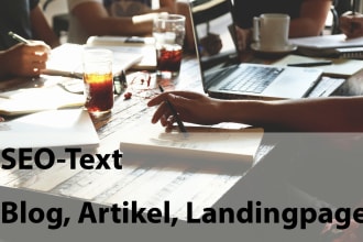 write SEO texts, blogs, articles for your website in german