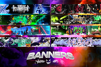 design an custom banner for your streaming page