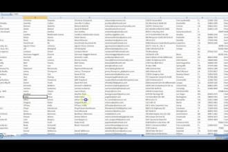 do real estate agents,realtors email and contact list