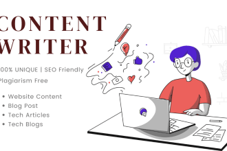 write tech articles, tech blogs, and technology content