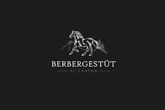 design creative horse racing logo