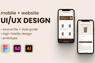 Hot Deals!  create intuitive UI UX design prototypes for mobile and web