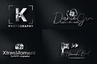 design photography watermark or signature logo