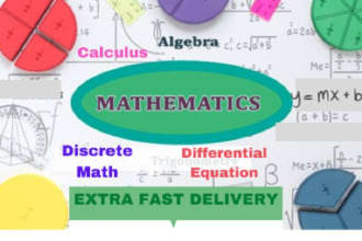 help in math, algebra, discrete math, calculus, mathematics