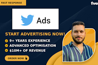 set up and optimize twitter ads PPC campaign for best ROI